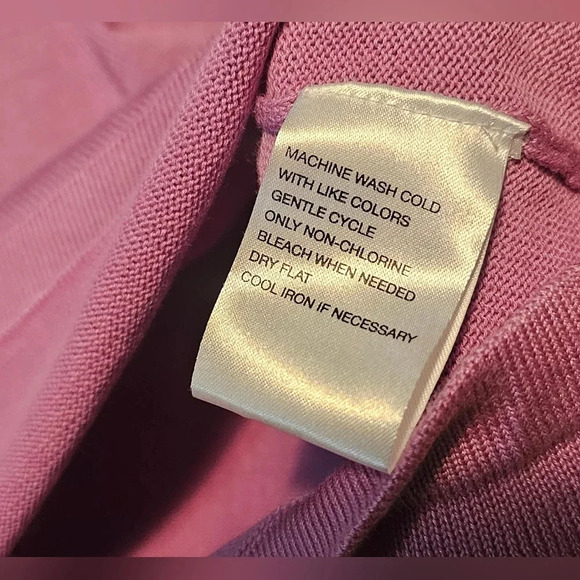 Sag Harbor Missy Violet Light Knit Long Sleeve Sweater Pullover Size Small NWT - Picture 9 of 11